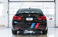 AWE Tuning BMW F3X 340i Touring Edition Axle-Back Exhaust - Chrome Silver Tips (90mm) available at Damond Motorsports