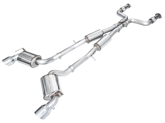 AWE 2023 Nissan Z RZ34 RWD Touring Edition Catback Exhaust System w/ Chrome Silver Tips available at Damond Motorsports