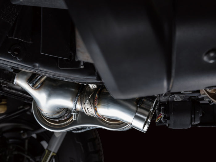 AWE 21+ Wrangler 392 Switchpath Cat-Back Exhaust- Quad BashGuards available at Damond Motorsports