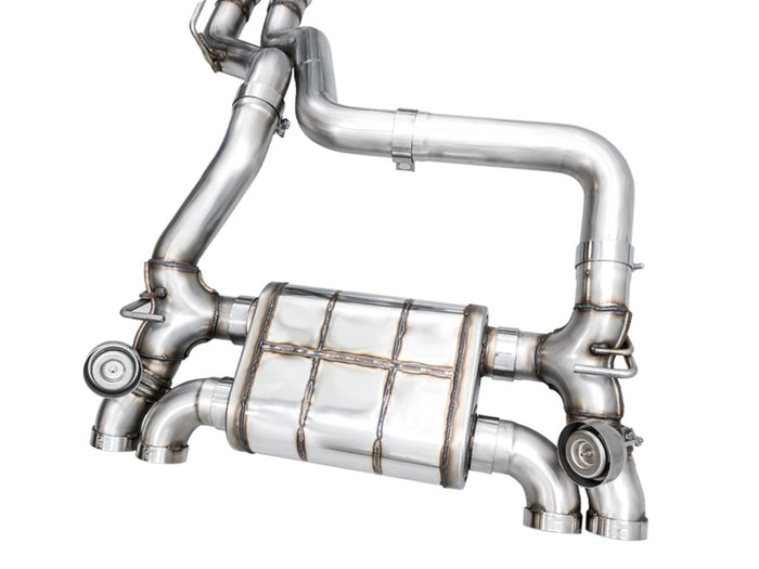 AWE 21+ Wrangler 392 Switchpath Cat-Back Exhaust- Quad BashGuards available at Damond Motorsports