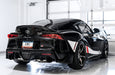 AWE 2020 Toyota Supra A90 Resonated Touring Edition Exhaust - 5in Diamond Black Tips available at Damond Motorsports