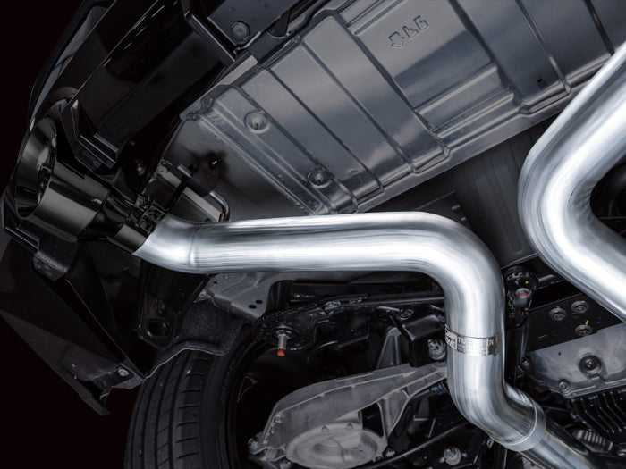 AWE 2023 Nissan Z RZ34 RWD Track Edition Catback Exhaust System w/ Diamond Black Tips available at Damond Motorsports