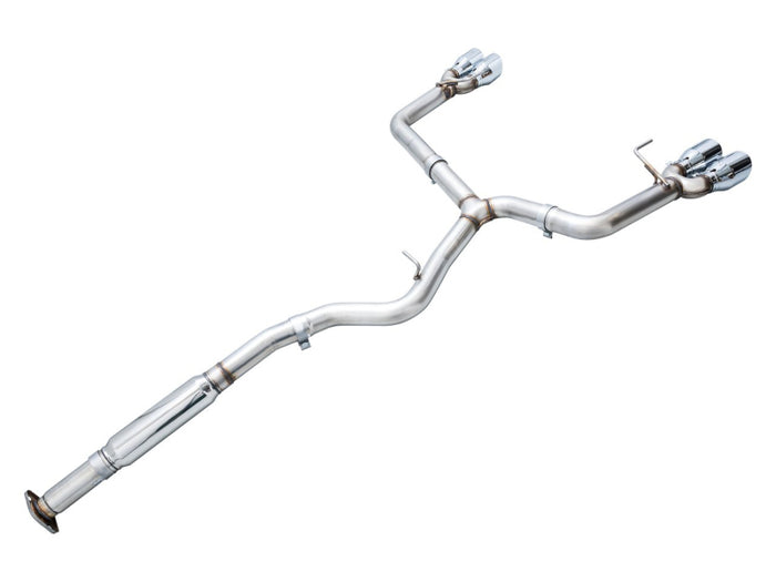 AWE Tuning 2022+ VB Subaru WRX Track Edition Exhaust - Chrome Silver Tips available at Damond Motorsports