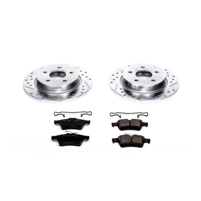 PowerStop-Power Stop 12-18 Ford Focus Rear Z23 Evolution Sport Brake Kit- at Damond Motorsports