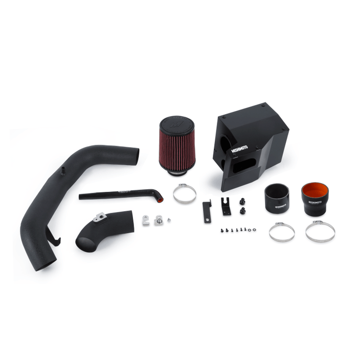 Mishimoto-Mishimoto 13-16 Ford Focus ST 2.0L Performance Air Intake Kit - Wrinkle Black- at Damond Motorsports