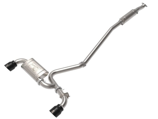 aFe 22-23 Hyundai Kona N L4 2.0L(t) Takeda 3in 304 SS Cat-Back Exhaust System w/ Black Tips available at Damond Motorsports