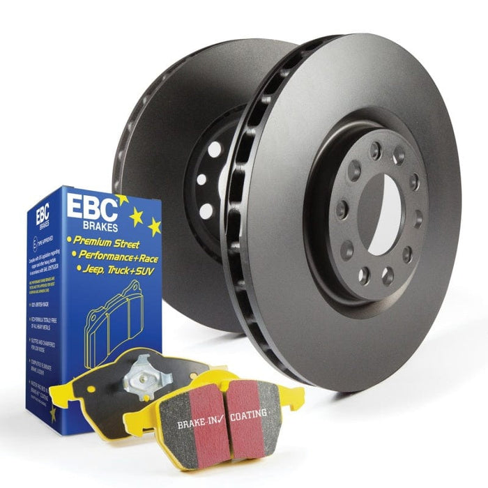 EBC-EBC S13 Kits Yellowstuff Pads and RK Rotors REAR- at Damond Motorsports