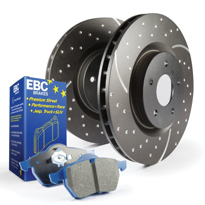 EBC-EBC S6 Kits Bluestuff Pads and GD Rotors Mazda3 and Mazdaspeed3 Rear- at Damond Motorsports