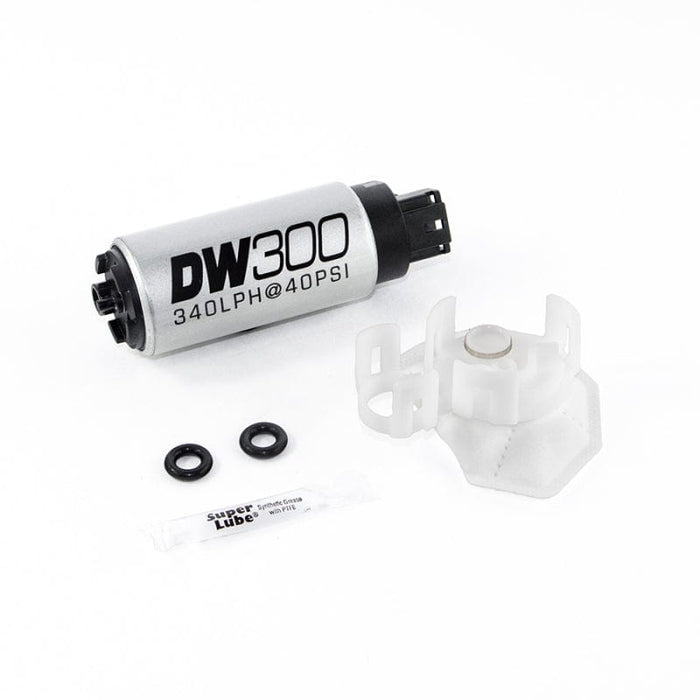 DeatschWerks-DeatschWerks 340lph DW300C Compact Fuel Pump w/Install Kit (w/o Clips)- at Damond Motorsports