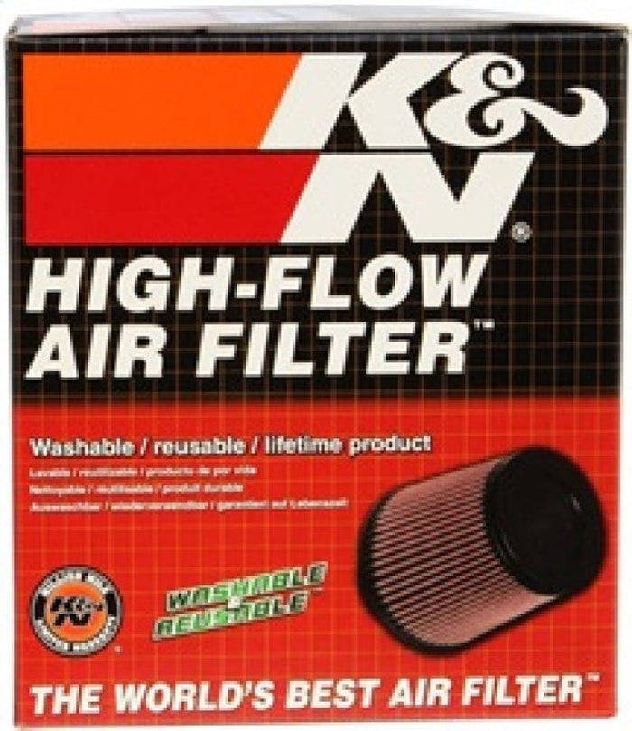 K&N Filter Universal Rubber Filter-Rd Tapered 3in Flange ID x 6in Base OD x 5in Top OD x 5.563in H available at Damond Motorsports