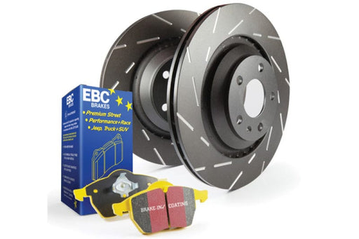 EBC-EBC S9 Kits Yellowstuff Pads and USR Rotors Mazdaspeed3 Front- at Damond Motorsports