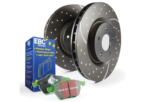 EBC-EBC S10 Kits Greenstuff Pads and GD Rotors Mazda3 and Mazdaspeed3 Rear- at Damond Motorsports