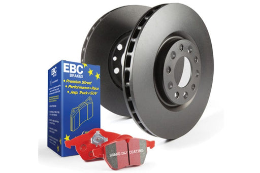 EBC-EBC S12 Kits Redstuff Pads and RK Rotors FRONT- at Damond Motorsports