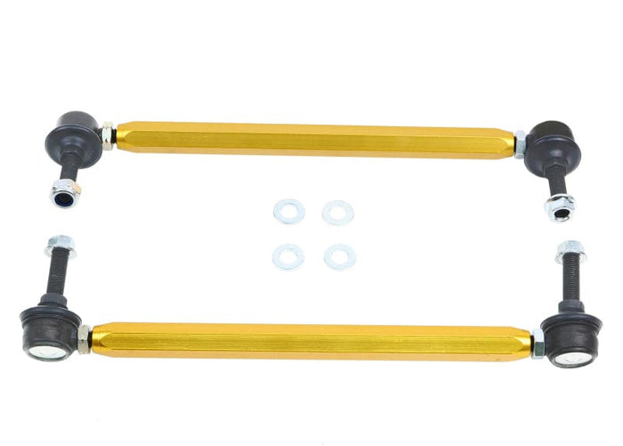 Whiteline-Whiteline Universal Swaybar Link Kit Heavy Duty Adjustable Steel Ball Joint- at Damond Motorsports