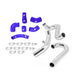 Mishimoto-Mishimoto Mitsubishi Lancer Evolution 7/8/9 Intercooler Pipe Kit Blue- at Damond Motorsports