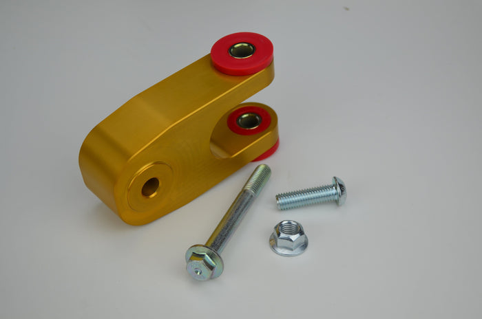 Damond Motorsports-Mazdaspeed3 Rear Motor Mount-Gold-Red-RACE at Damond Motorsports