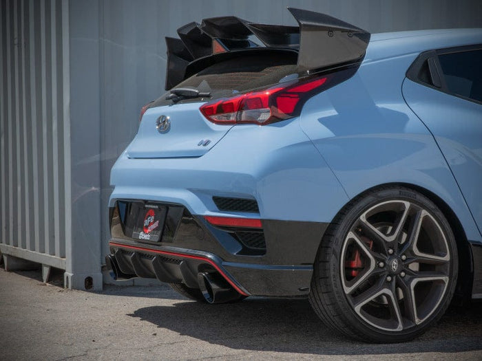 aFe-aFe Hyundai Veloster N 21-22 L4-2.0L (t) Takeda Cat-Back Exhaust System- Black Tips- at Damond Motorsports