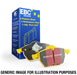 EBC-EBC 12+ Ford Focus 2.0 Turbo ST Yellowstuff Front Brake Pads- at Damond Motorsports