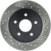 Stoptech-StopTech 12-15 Ford Focus w/ Rear Disc Brakes Rear Left Slotted & Drilled Rotor- at Damond Motorsports