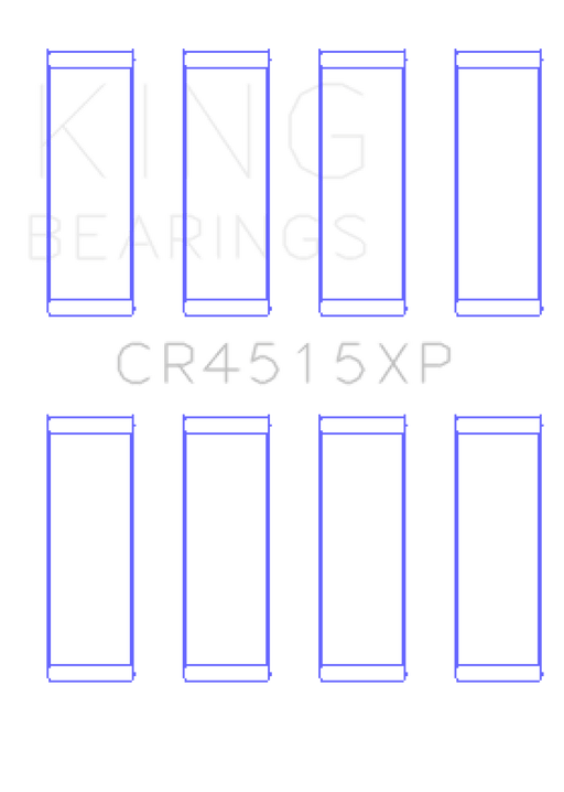 King Engine Bearings-King Ford/Mazda 2.0L Duratec (Size STD) Tri-Metal Copper-Lead Nickel Performance Rod Bearing Set- at Damond Motorsports