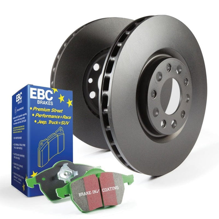 EBC-EBC S11 Kits Greenstuff Pads and RK Rotors Mazda3 and Mazdaspeed3 Rear- at Damond Motorsports