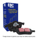 EBC 15+ Hyundai Sonata 1.6 Turbo (Elec Park Brake) Ultimax2 Rear Brake Pads available at Damond Motorsports