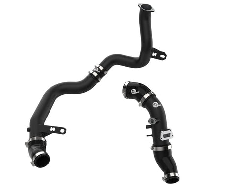 aFe 19-22 Hyundai Veloster N L4 2.0L (t) BladeRunner Aluminum Hot & Cold Charge Pipe Kit - Black available at Damond Motorsports