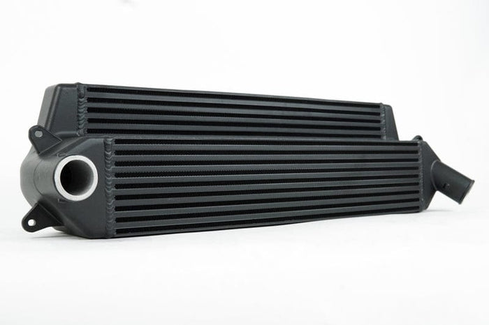 CSF 19-20 Hyundai Veloster N / 17-20 Hyundai i30 N MT Stepped Core Intercooler - Black available at Damond Motorsports