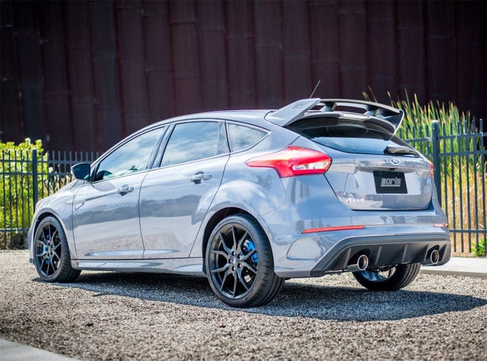 Borla-Borla 16-17 Ford Focus RS 2.3L MT Round Angle-Cut Tips Split Rear Exit ATAK Catback Exhaust- at Damond Motorsports