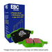 EBC-EBC 12+ Ford Focus 2.0 Turbo ST Greenstuff Front Brake Pads- at Damond Motorsports